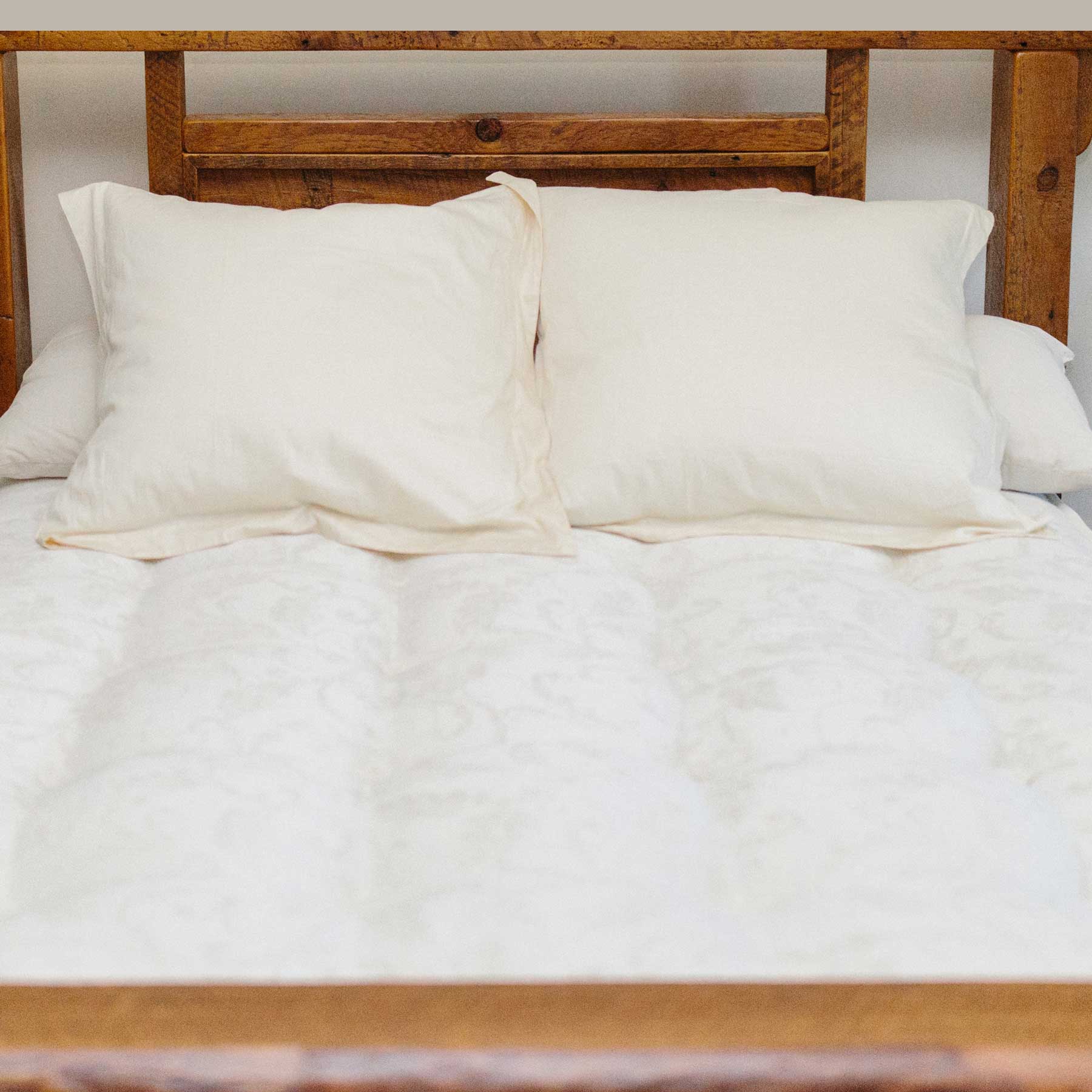 Close up vies of luxury innersprings mattress in Harbor Springs Mattress showroom in Michigan.