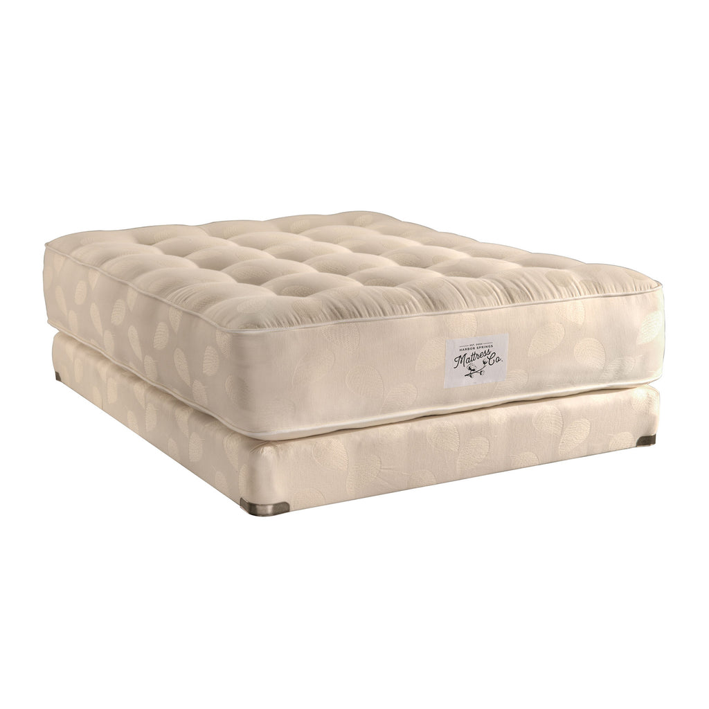 Side view of the all-natural and organic luxury harbor light mattress by harbor springs mattress company.
