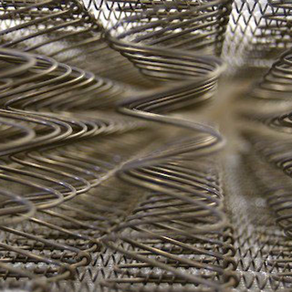 Inside look at the supportive innersprings at Harbor Springs Mattress company.